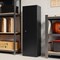 Black Steel 4-Gun Safe Cabinet with Lock, Ammo Shelf and EVA Padding